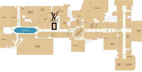 louis vuitton mall map.